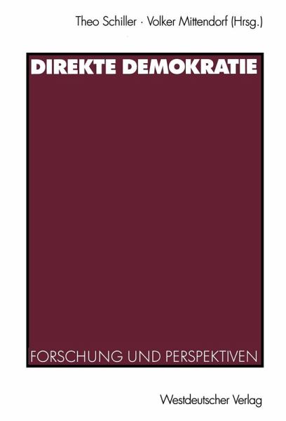Direkte Demokratie (eBook, PDF)