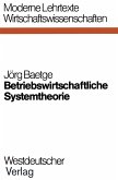 Betriebswirtschaftliche Systemtheorie (eBook, PDF)