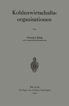 Cover Kohlenwirtschaftsorganisationen (eBook, PDF)