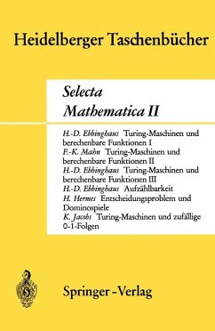 Selecta Mathematica II (eBook, PDF) - Ebbinghaus, H. D.; Mahn, F. K.; Hermes, Hans; Jacobs, Konrad