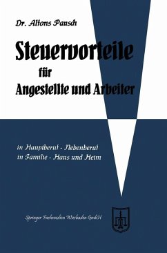 Steuervorteile für Angestellte und Arbeiter (eBook, PDF) - Pausch, Alfons