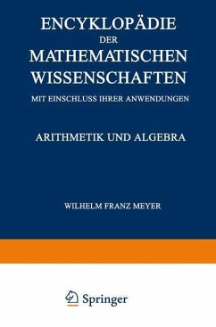 Cover Encyklopädie der Mathematischen Wissenschaften mit Einschluss ihrer Anwendungen (eBook, PDF)