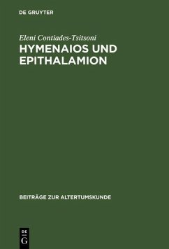 Hymenaios und Epithalamion (eBook, PDF) - Contiades-Tsitsoni, Eleni