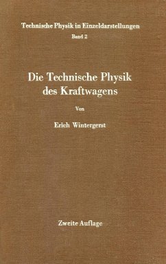 Cover Die Technische Physik des Kraftwagens (eBook, PDF)