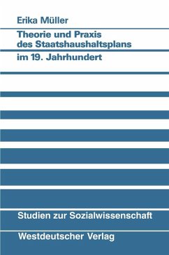 Theorie und Praxis des Staatshaushaltsplans im 19. Jahrhundert (eBook, PDF)