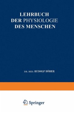 Cover Lehrbuch der Physiologie des Menschen (eBook, PDF)