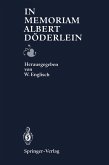 In Memoriam Albert Döderlein (eBook, PDF)