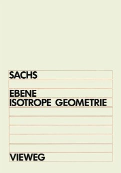 Ebene Isotrope Geometrie (eBook, PDF) - Sachs, Hans