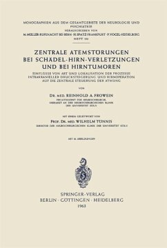 Zentrale Atemstörungen bei Schädel-Hirn-Verletzungen und bei Hirntumoren (eBook, PDF) - Frowein, R. A.