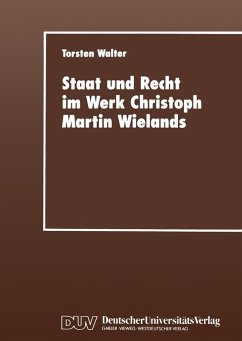 Cover Staat und Recht im Werk Christoph Martin Wielands (eBook, PDF)