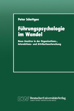 Führungspsychologie im Wandel (eBook, PDF) - Schettgen, Peter