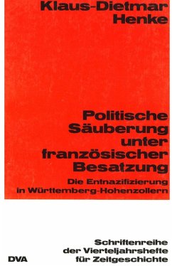 Cover Politische Säuberung unter französischer Besatzung (eBook, PDF)