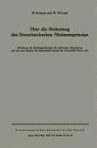 Über die Bedeutung des Steenbeckschen Minimumprinzips (eBook, PDF) Über die Bedeutung des Steenbeckschen Minimumprinzips (eBook, PDF)