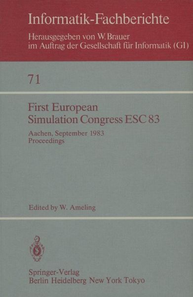 First European Simulation Congress ESC 83 (eBook, PDF)