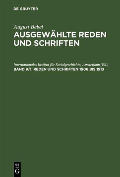 Reden und Schriften 1906 bis 1913 (eBook, PDF)