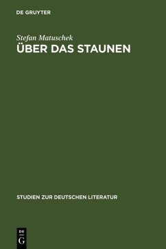 Cover Über das Staunen (eBook, PDF)