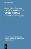 De aquaeductu urbis Romae (eBook, PDF)