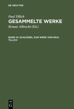 Schlüssel zum Werk von Paul Tillich (eBook, PDF) - Tillich, Paul