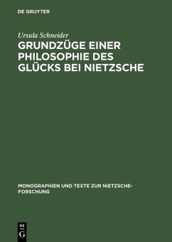 Cover Grundzüge einer Philosophie des Glücks bei Nietzsche (eBook, PDF)