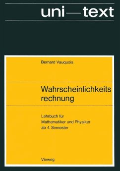 Wahrscheinlichkeitsrechnung (eBook, PDF) - Vauquois, Bernard