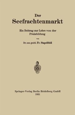 Der Seefrachtenmarkt (eBook, PDF) - Stapelfeld, Fr