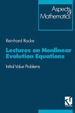 Lectures on Nonlinear Evolution Equations (eBook, PDF) - Racke, Reinhard