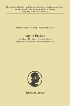 Arnold Eucken (eBook, PDF) - Becke-Goehring, Margot; Eucken, Margaret