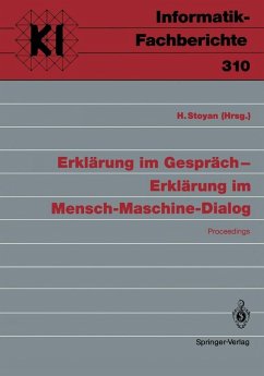 Cover Erklärung im Gespräch - Erklärung im Mensch-Maschine-Dialog (eBook, PDF)