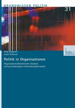 Politik in Organisationen (eBook, PDF) - Bogumil, Jörg; Schmid, Josef