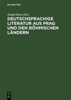 Cover Deutschsprachige Literatur aus Prag und den böhmischen Ländern (eBook, PDF)