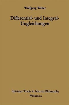 Differential- und Integral-Ungleichungen und ihre Anwendung bei Abschätzungs- und Eindeutigkeitsproblemen (eBook, PDF) - Walter, Wolfgang