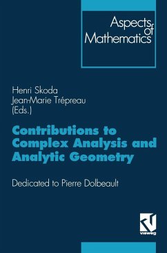 Contributions to Complex Analysis and Analytic Geometry (eBook, PDF) - Skoda, Henri; Trépreau, Jean-Marie