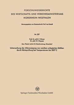 Cover Untersuchung der Altersneigung von weichen unlegierten Stählen durch Härteprüfung bei Temperaturen bis 300° C (eBook, PDF)