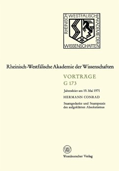 Cover Staatsgedanke und Staatspraxis des aufgeklärten Absolutismus (eBook, PDF)
