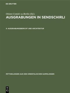 Cover Ausgrabungsbericht und Architektur (eBook, PDF)