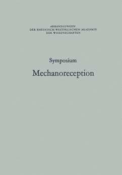 Cover Symposium Mechanoreception (eBook, PDF)