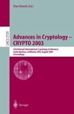 Advances in Cryptology -- CRYPTO 2003 (eBook, PDF)