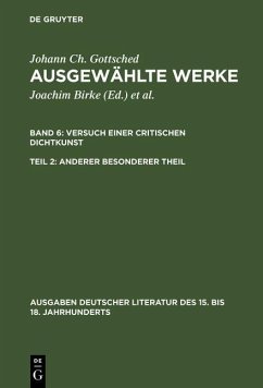 Versuch einer Critischen Dichtkunst. Anderer Besonderer Theil (eBook, PDF) - Gottsched, Johann Christoph