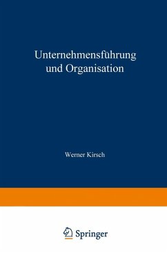 Cover Unternehmensführung und Organisation (eBook, PDF)