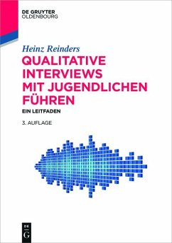 Qualitative Interviews mit Jugendlichen führen (eBook, ePUB) - Reinders, Heinz