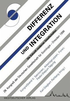 Differenz und Integration: Die Zukunft moderner Gesellschaften (eBook, PDF)