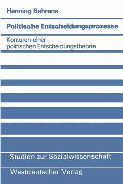 Politische Entscheidungsprozesse (eBook, PDF) - Behrens, Henning