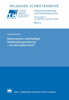 Dimensionen nachhaltiger Arbeitsplatzgestaltung - ein Konzeptentwurf (eBook, PDF) - Büttner, Nadja