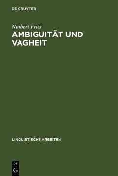 Cover Ambiguität und Vagheit (eBook, PDF)