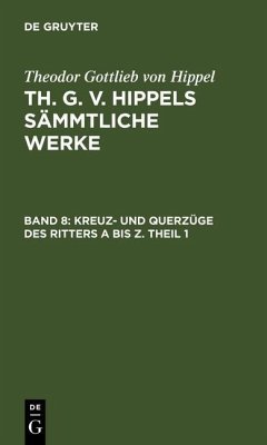 Cover Kreuz- und Querzüge des Ritters A bis Z. Theil 1 (eBook, PDF)