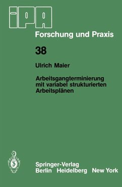 Cover Arbeitsgangterminierung mit variabel strukturierten Arbeitsplänen (eBook, PDF)