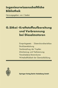 Kraftstoffaufbereitung und Verbrennung bei Dieselmotoren (eBook, PDF) - Sitkei, György