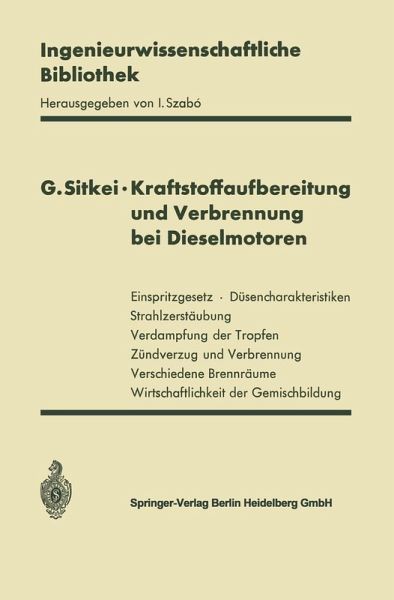 Kraftstoffaufbereitung und Verbrennung bei Dieselmotoren (eBook, PDF)