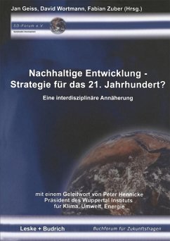 Cover Nachhaltige Entwicklung - Strategie für das 21. Jahrhundert? (eBook, PDF)