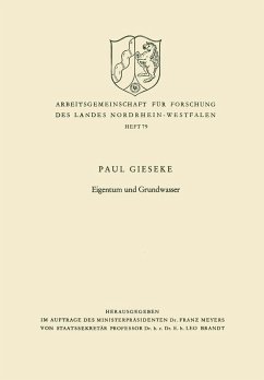 Eigentum und Grundwasser (eBook, PDF) - Gieseke, Paul